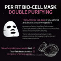 Maßgeschneiderte porenreinigende und straffende Bio-Cell Double Purifying Korean Face Sheet Mask